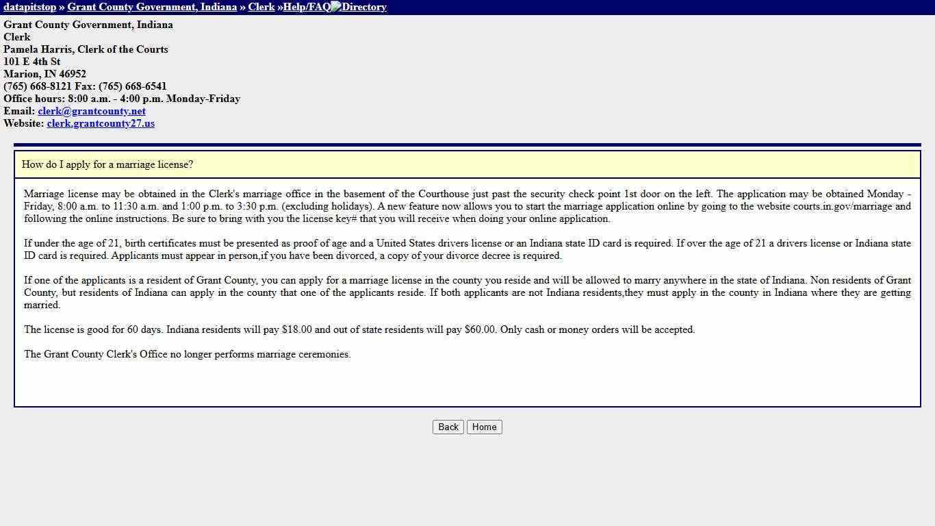 Clerk Frequently Asked Question